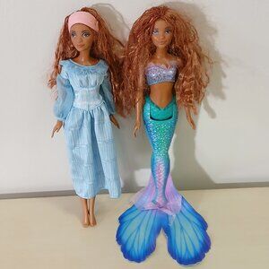 Disney/Mattel Little Mermaid Barbies from 2023 live action movie